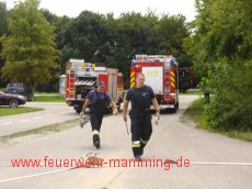 Bei der Feuerwehr