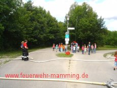 Bei der Feuerwehr