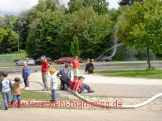 Bei der Feuerwehr